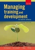 Cover: Training management in South Africa - Oxford University Press Southern Africa