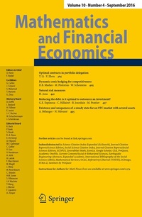 Abbildung von: Mathematics and Financial Economics - Springer