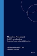 Cover: Minorities, Peoples and Self-Determination - Martinus Nijhoff
