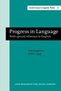 Cover: Progress in Language - John Benjamins Publishing Co