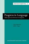 Cover: Progress in Language - John Benjamins Publishing Co