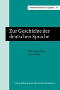 Cover: Zur Geschichte der deutschen Sprache - John Benjamins Publishing Co