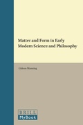 Cover: Matter and Form in Early Modern Science and Philosophy - Brill