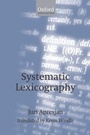 Cover: Systematic Lexicography - Oxford University Press