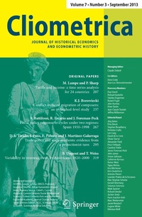 Abbildung von: Cliometrica - Springer