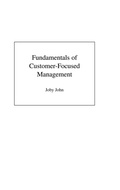 Cover: Fundamentals of Customer-Focused Management - Praeger Publishers Inc