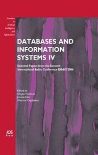 Enlarge image Cover: Databases and Information Systems IV - IOS Press,US