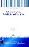 Cover: Software System Reliability and Security - IOS Press,US