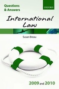 Cover: International Law 2009-2010 - Oxford University Press