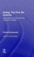 Cover: Acting: The First Six Lessons - Routledge