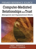 Cover: Computer-mediated Relationships and Trust - Information Science Reference