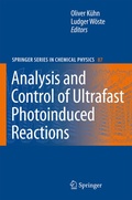 Cover: Analysis and Control of Ultrafast Photoinduced Reactions - Springer