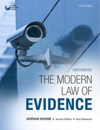 Enlarge image Cover: The Modern Law of Evidence - Oxford University Press