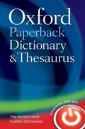 Cover: Oxford Paperback Dictionary & Thesaurus - Oxford University Press