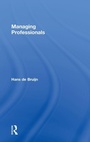 Cover: Managing Professionals - Routledge