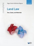 Cover: Complete Land Law Text, Cases And Materials - Oxford University Press