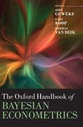 Cover: The Oxford Handbook of Bayesian Econometrics - Oxford University Press