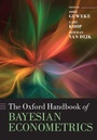 Cover: The Oxford Handbook of Bayesian Econometrics - Oxford University Press