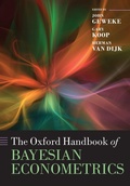 Cover: The Oxford Handbook of Bayesian Econometrics - Oxford University Press