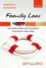Cover: Q & A Revision Guide: Family Law 2011-2012 - Oxford University Press