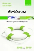 Cover: Questions and Answers Evidence 2009 And 2010 - Oxford University Press