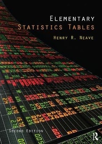 Enlarge image Cover: Elementary Statistics Tables - Routledge