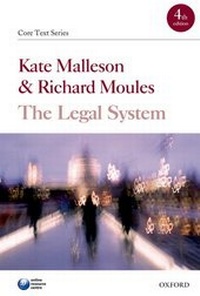 Enlarge image Cover: The Legal System - Oxford University Press