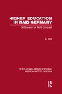 Cover: Higher Education in Nazi Germany (RLE Responding to Fascism - Routledge