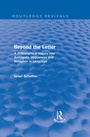 Cover: Beyond the Letter (Routledge Revivals) - Routledge