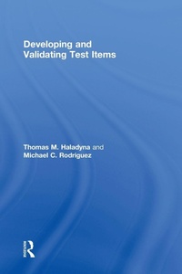 Enlarge image Cover: Developing and Validating Test Items - Routledge