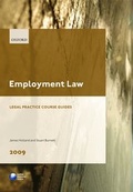Cover: Employment Law 2009 - Oxford University Press