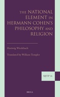 Cover: The National Element in Hermann Cohen's Philosophy and Religion - Brill