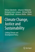 Cover: Climate Change, Justice and Sustainability - Springer
