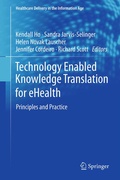 Cover: Technology Enabled Knowledge Translation for eHealth - Springer