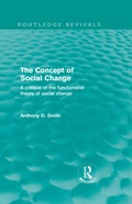 Cover: The Concept of Social Change (Routledge Revivals) - Routledge