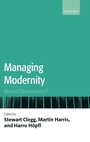 Cover: Managing Modernity - Oxford University Press