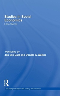 Enlarge image Cover: Studies in Social Economics - Routledge