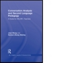 Enlarge image Cover: Conversation Analysis and Second Language Pedagogy - Routledge