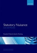 Abbildung von: Statutory Nuisance: Law and Practice - Oxford University Press