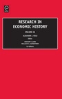Cover: Research in Economic History - Emerald Group Publishing Limited