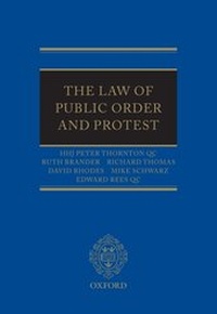 Enlarge image Cover: The Law of Public Order and Protest - Oxford University Press