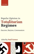 Cover: Popular Opinion in Totalitarian Regimes - Oxford University Press