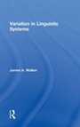 Cover: Variation in Linguistic Systems - Routledge