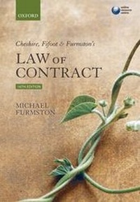 Abbildung von: Cheshire, Fifoot and Furmston's Law of Contract - Oxford University Press