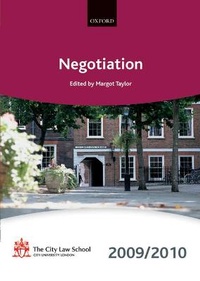 Abbildung von: Negotiation 2009-2010 - Oxford University Press