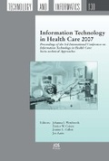 Cover: Information Technology in Health Care 2007 - IOS Press,US