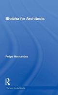 Cover: Bhabha for Architects - Routledge