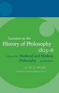 Cover: Hegel: Lectures on the History of Philosophy - Oxford University Press