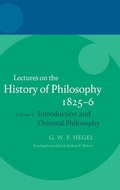 Cover: Hegel: Lectures on the History of Philosophy 1825-6 - Oxford University Press