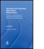 Cover: Knowing and Teaching Elementary Mathematics - Routledge